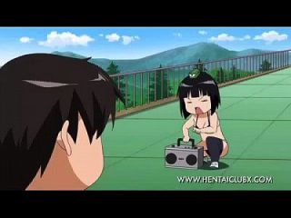 Ecchi Zwei Anime Mädchen Streifen, Während Ich Klassische Musik Hentai Spielen