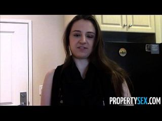Propertysex Junge Immobilienmakler Mit Großen Natürlichen Titten Hausgemachten Sex