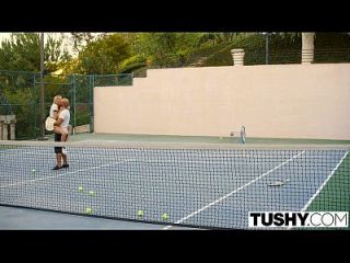 Tushy Erste Anal Für Tennis-student Aubrey Stern
