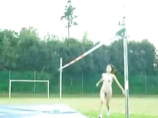 Ziemlich Sexy Dame High-jumper
