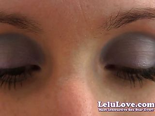 Lelu Liebe-make-up Augen Lippen Closeups
