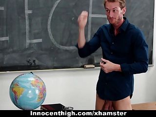 Innocenthigh - Schüchtern Schülerin Fickt Ihre Sprachlehrer